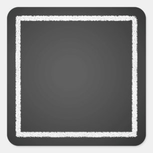 Customizable Blank Faux Chalkboard Stickers