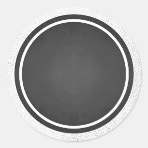 Customizable Blank Faux Chalkboard Stickers