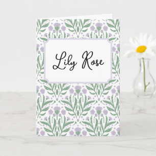 Customizable blank greeting card