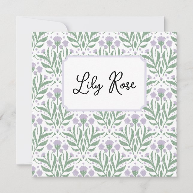 Customizable blank greeting card (Front)
