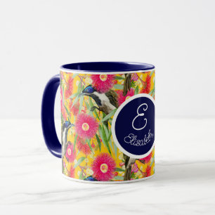 Customizable Blue-faced Honeyeater Mug