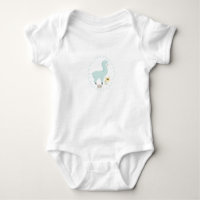 Customizable Blue Little Llama Bodysuit