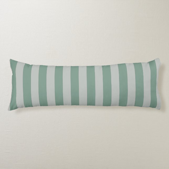 Customizable Blue Stripes Body Pillow (Front)