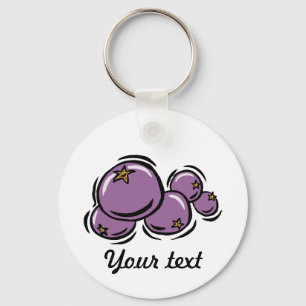 Customizable Blueberry Keychain (LIGHT)