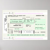 Customizable Boarding Pass