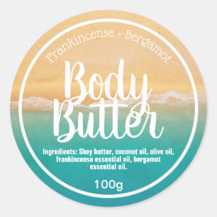 Customizable Body Butter Label