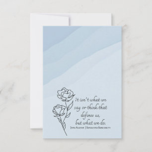 Customizable Bookish Note Card