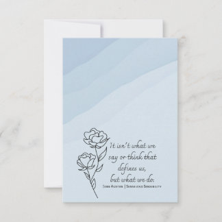 Customizable Bookish Note Card