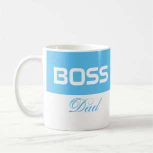 Customizable BOSS DAD humourous text design Coffee Mug
