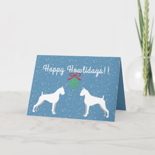 Customizable Boxer Holiday Card