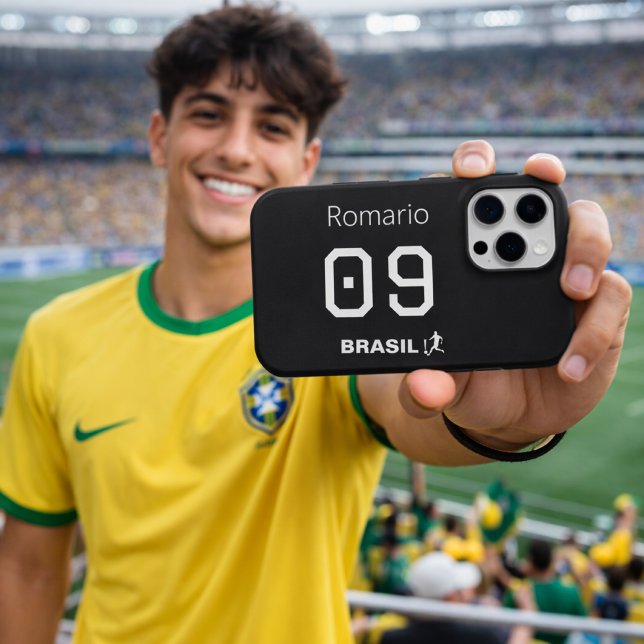 Customizable Brasil Seleção Personalized Gear iPhone Case (Creator Uploaded)