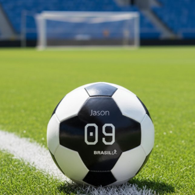 Customizable Brasil Soccer Monochromatic Gear Ball (Creator Uploaded)