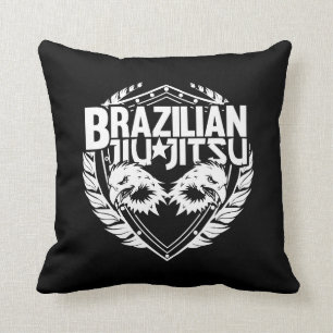 Customizable Brazilian Jiu-Jitsu Throw Pillow