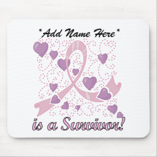 Customizable Breast Cancer Survivor Mousepad