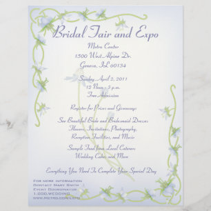 Customizable Bridal Fair Flyer