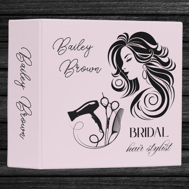 Customizable Bridal Hair Stylist  Binder (Creator Uploaded)