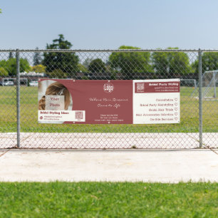 Customizable Bridal Party Hair Styling Services Banner