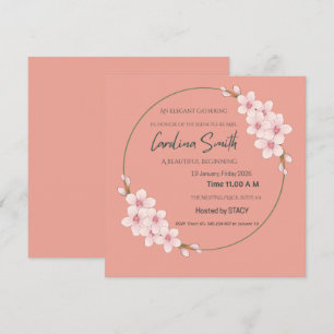 Customizable Bride to Be Celebration Invitation Ca
