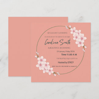 Customizable Bride to Be Celebration Invitation Ca