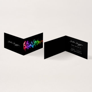 Customizable Bright Colourful Abstract Art Business Card