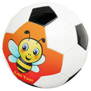 Customizable Bumblebee Soccer Ball