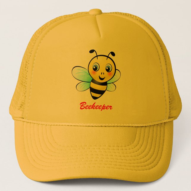 Customizable Bumblebee Trucker Hat (Front)