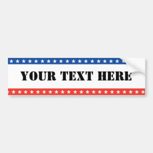 Customizable Bumper Sticker