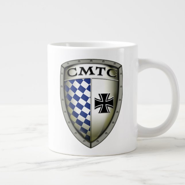 Customizable Bundeswehr CMTC Wappen Large Coffee Mug (Right)