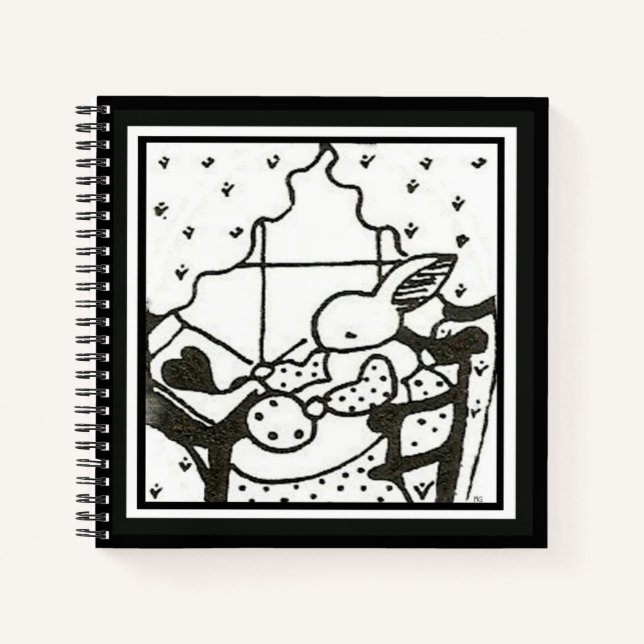 Customizable Bunny Journal (Front)
