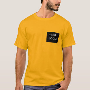 Customizable Business Add Logo Modern T-Shirt