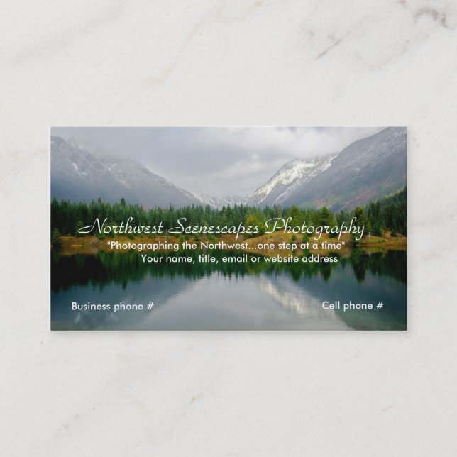 Customizable business card. card (Front)