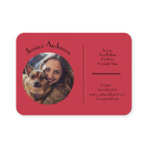 Customizable Business Card For Pet Sitter