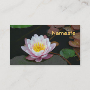 Customizable Business Card, Lotus Blossom Card