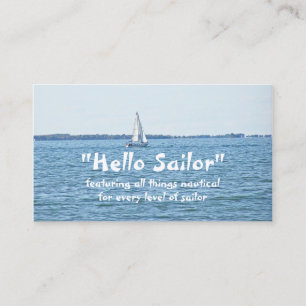 Customizable Business Card, NAUTICAL THEME Business Card