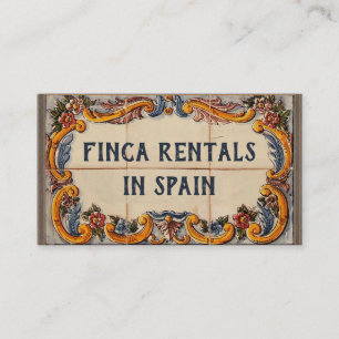 Customizable Business Card (Spanish Style)