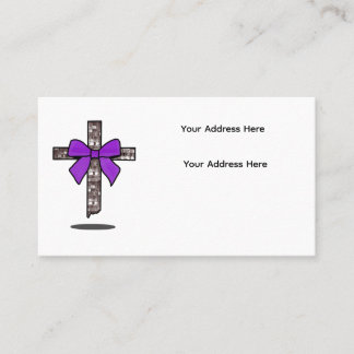 Customizable Business Card w/ Floating Cross