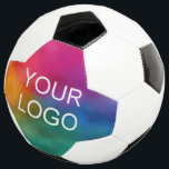 Customizable Business Company Logo Image Template Soccer Ball<br><div class="desc">Add Company Business Logo Image Create Your Own Elegant Soccer Ball.</div>
