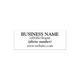 Customizable Business Stamp