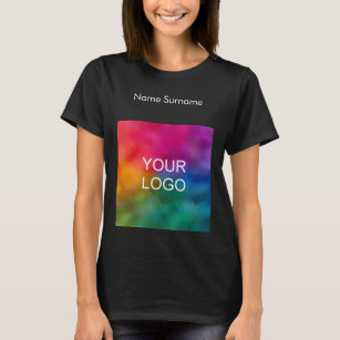 Customizable Business Your Own Logo Here Employee T-Shirt