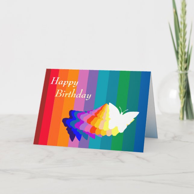 Customizable: Butterflies Card (Front)