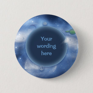 Customizable buttons & badges - space fantasy