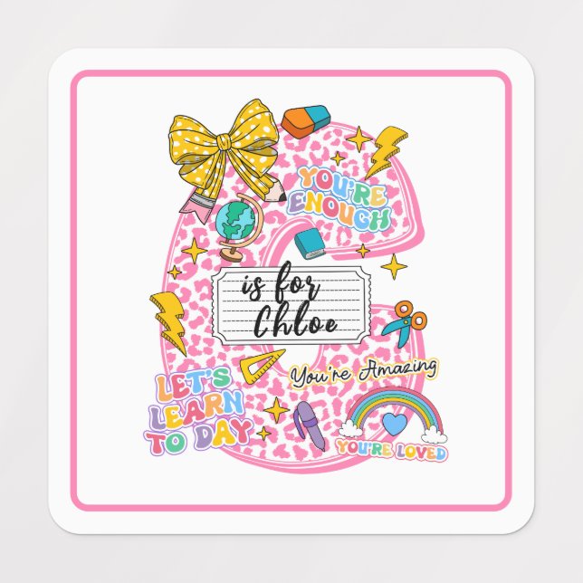 Customizable “C is for” Alphabet Art – Inspiration (Design 1)