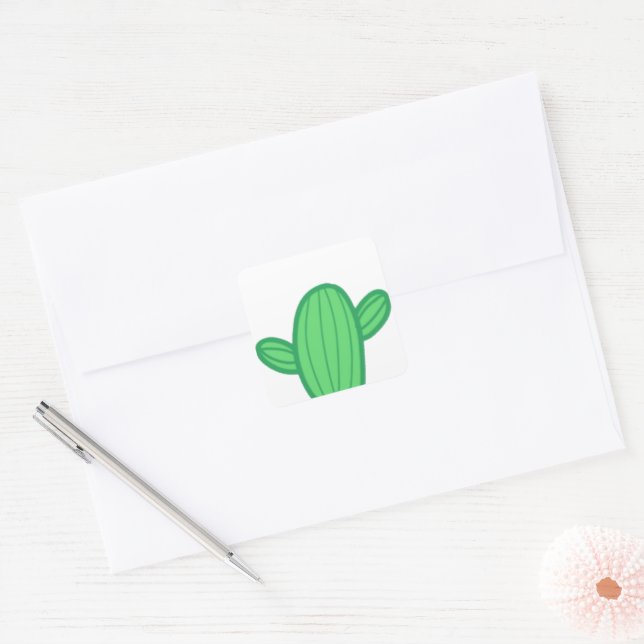 Customizable Cactus Sticker (Envelope)