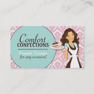 Customizable Cake Designer Business Cards