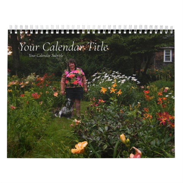Customizable Calendar Add Your Photos And Text (Cover)