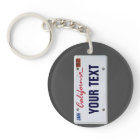 (Customizable) California License Plate