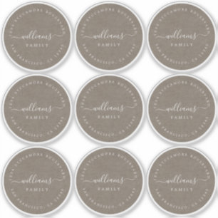 Customizable Calligraphy Kraft 6 cm 2.36 inch
