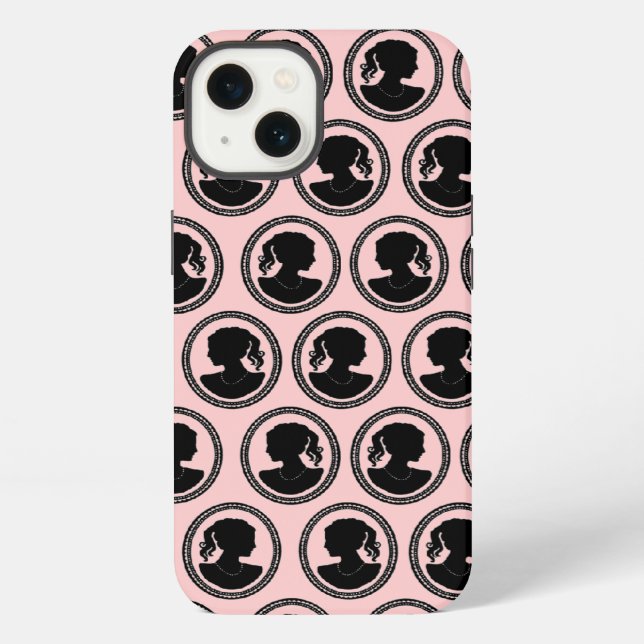 Customizable Cameos iPhone Case (Back)
