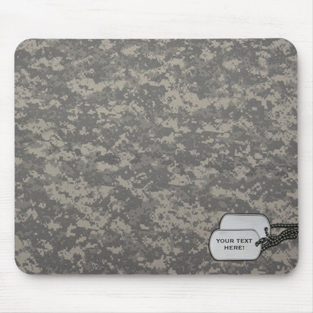 Customizable camouflage mouse pad (Front)