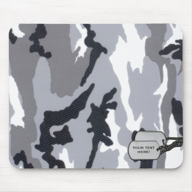 Customizable camouflage mouse pad (Front)